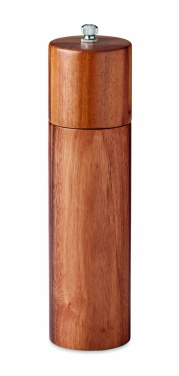 Logo trade promotional item photo of: Pepper grinder in acacia wood