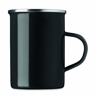 Logotrade business gift image of: Metal mug with enamel layer