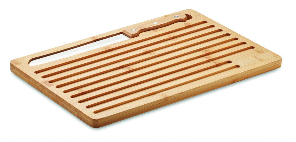 Logo trade corporate gifts picture of: Bamboo cutting board set