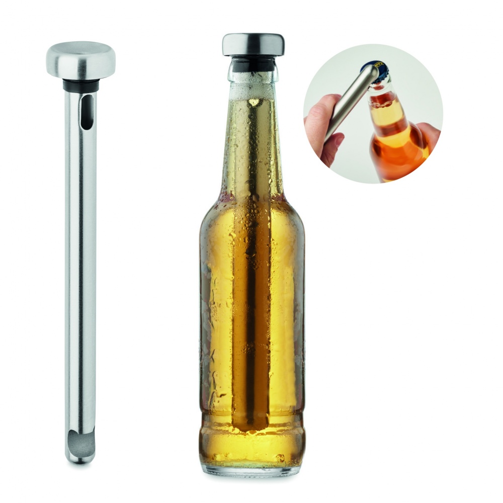 Logo trade promotional item photo of: Bottle opener chiller stick