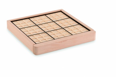 Logo trade promotional gift photo of: Wooden sudoku board game