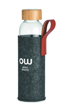 Logo trade corporate gifts picture of: Glass bottle 500 ml