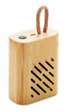 Logotrade promotional merchandise photo of: 3W Bamboo wireless speaker