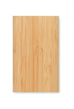 Logo trade advertising product photo of: 4000 mAh Bamboo power bank