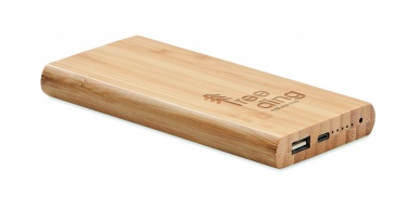 Logotrade promotional product picture of: 6000 mAh Bamboo power bank