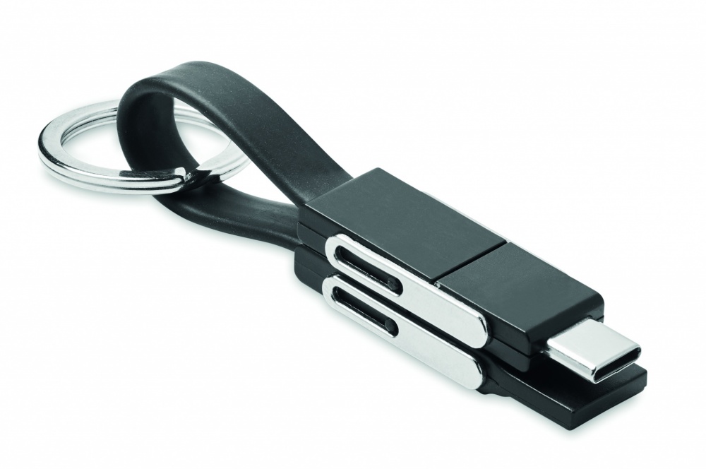 Logo trade advertising products image of: keying with 4 in 1 cable