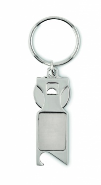 Logo trade advertising product photo of: Euro Token key ring Porvoo