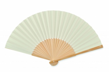 Logo trade business gift photo of: Manual hand fan