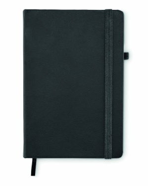 Logo trade promotional gift photo of: Recycled Leather A5 notebook