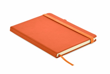 Logo trade promotional products picture of: Recycled Leather A5 notebook