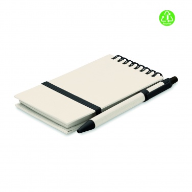 Logo trade promotional merchandise picture of: A6 milk carton notebook set