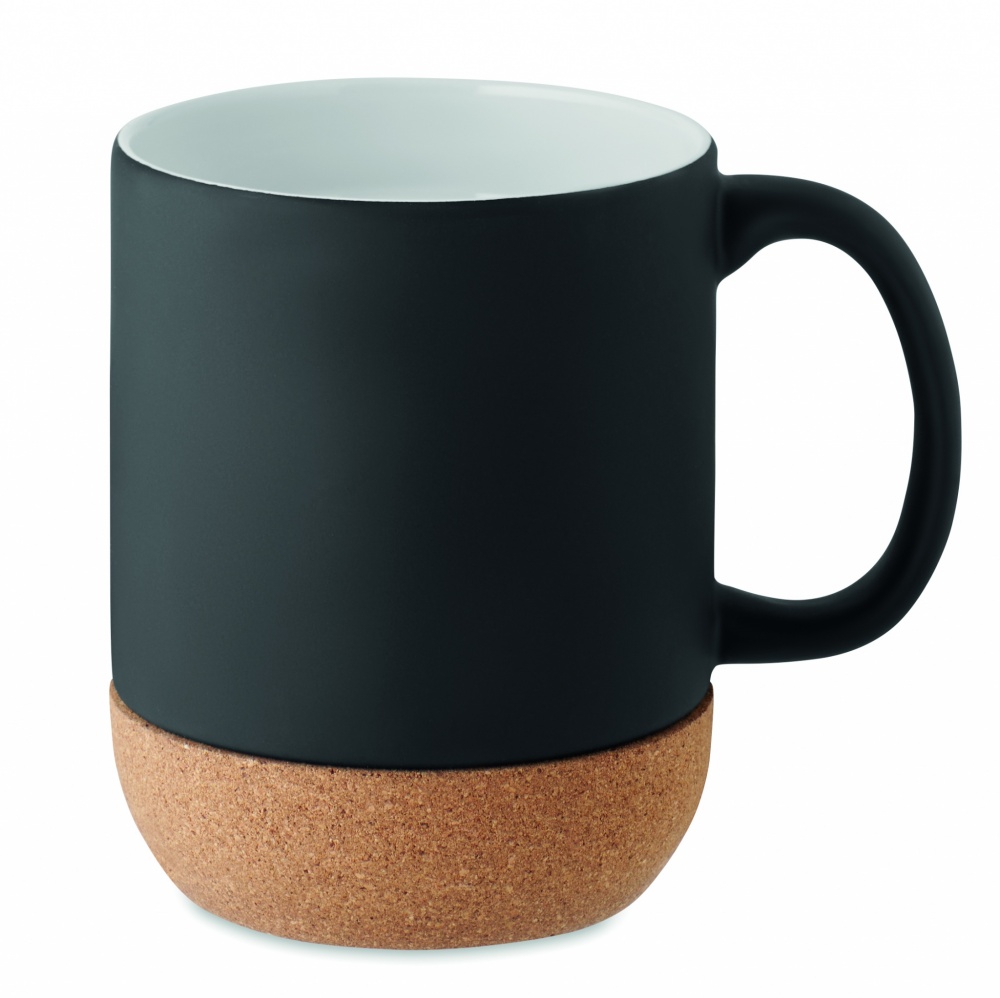 Logotrade promotional giveaways photo of: Matt ceramic cork mug 300 ml