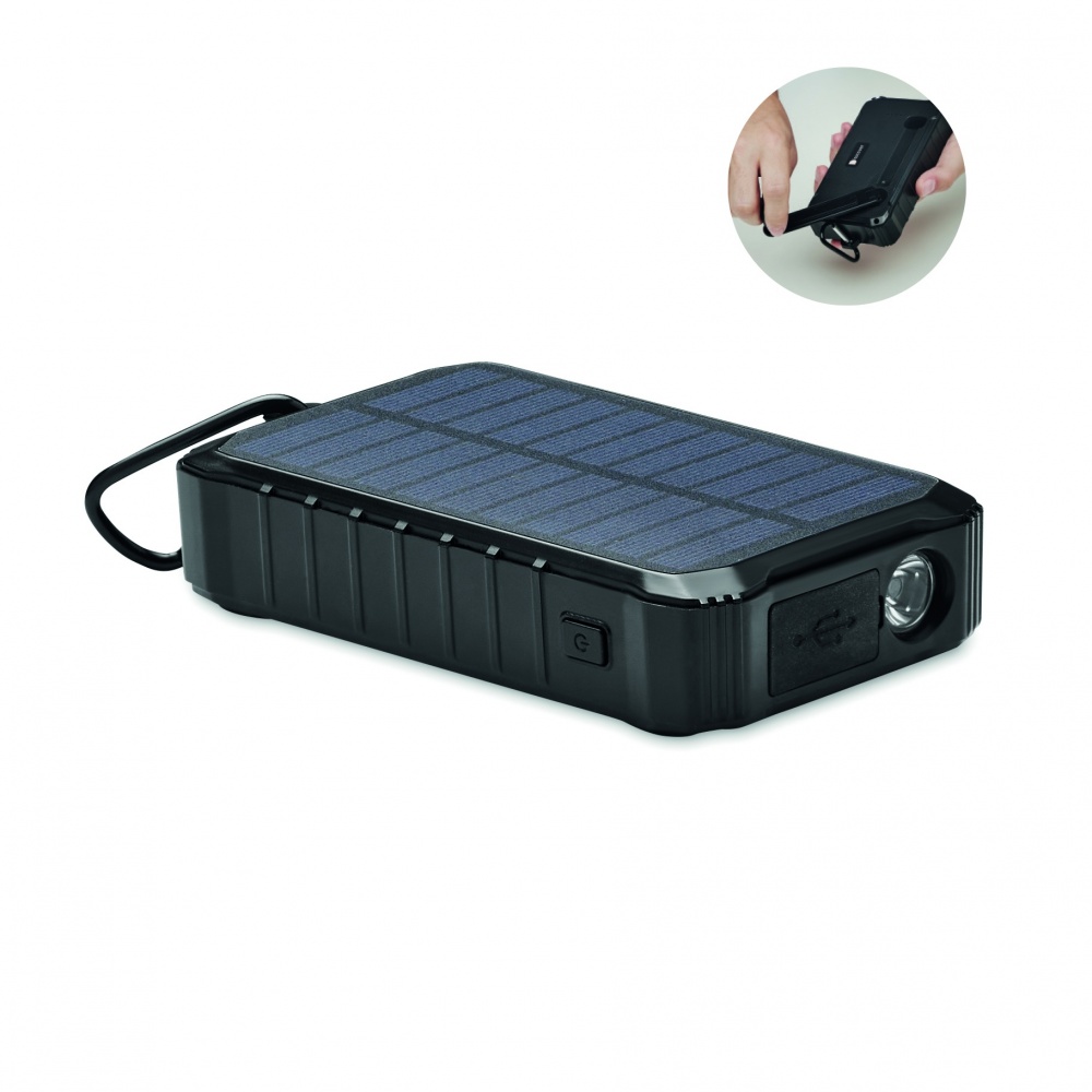 Logotrade promotional items photo of: 8000 mAh solar dynamo charger