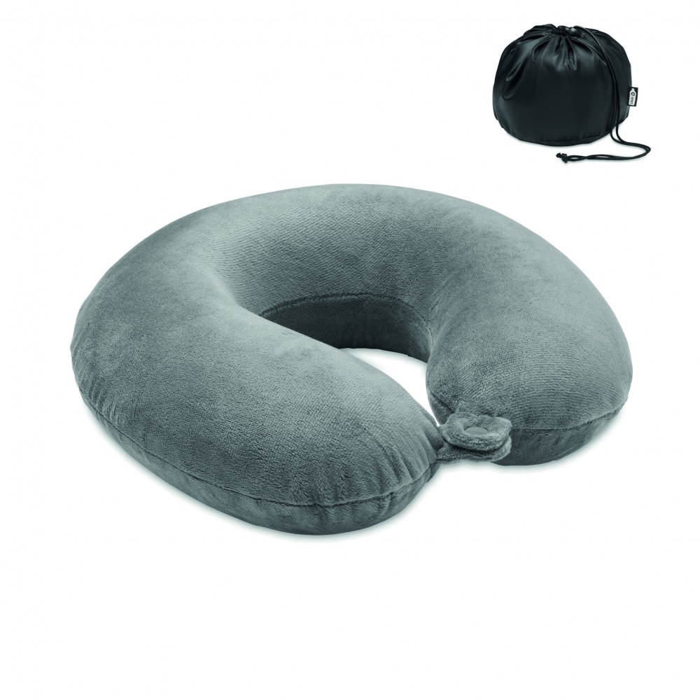 Logotrade advertising product picture of: Travel Pillow in 210D RPET