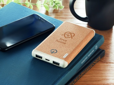 Logo trade corporate gifts image of: Wireless 10000mAh PowerBank