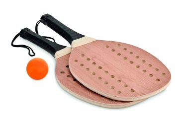 Logo trade promotional items picture of: Rosewood beach tennis set