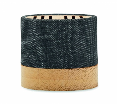 Logotrade corporate gift image of: Bamboo RPET wireless speaker