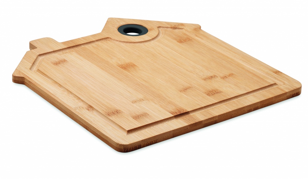 Logo trade promotional merchandise picture of: Bamboo house cutting board