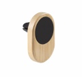 Magnetic air vent phone holder, Wood