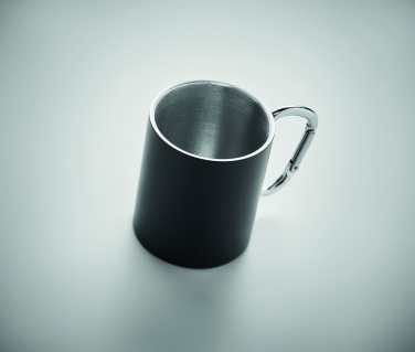 Logo trade promotional items image of: Double wall metal mug 300 ml