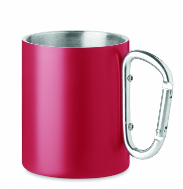 Logo trade promotional merchandise photo of: Double wall metal mug 300 ml