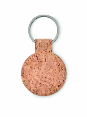 Logotrade promotional merchandise picture of: Round cork key ring