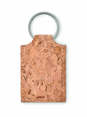 Logo trade advertising products picture of: Rectangular cork key ring Imatra