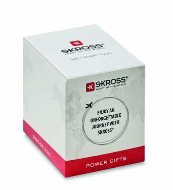 Logo trade advertising product photo of: Skross World to Europe USB 12W