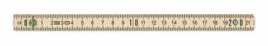 Logotrade promotional gifts photo of: Carpenter ruler in wood 2m