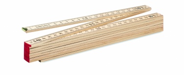 Logotrade promotional items photo of: Carpenter ruler in wood 2m