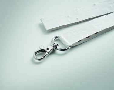 Logo trade advertising products picture of: Seed paper lanyard w/hook