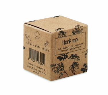 Logotrade promotional products photo of: Herb seed bomb in carton box