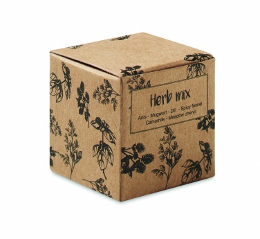 Logotrade corporate gift picture of: Herb seed bomb in carton box