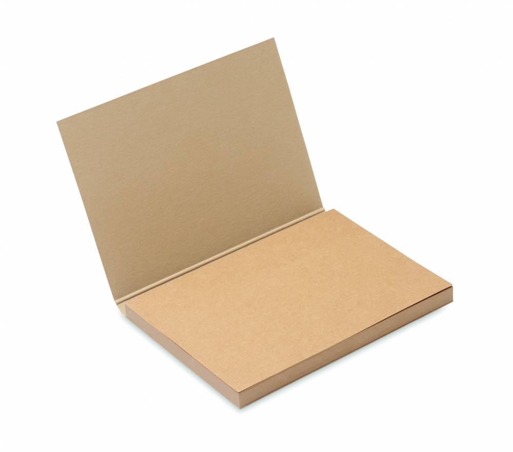 Logo trade promotional products image of: Recycled paper memo block