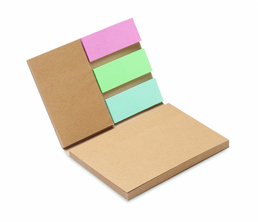 Logo trade business gift photo of: Recycled paper memo set