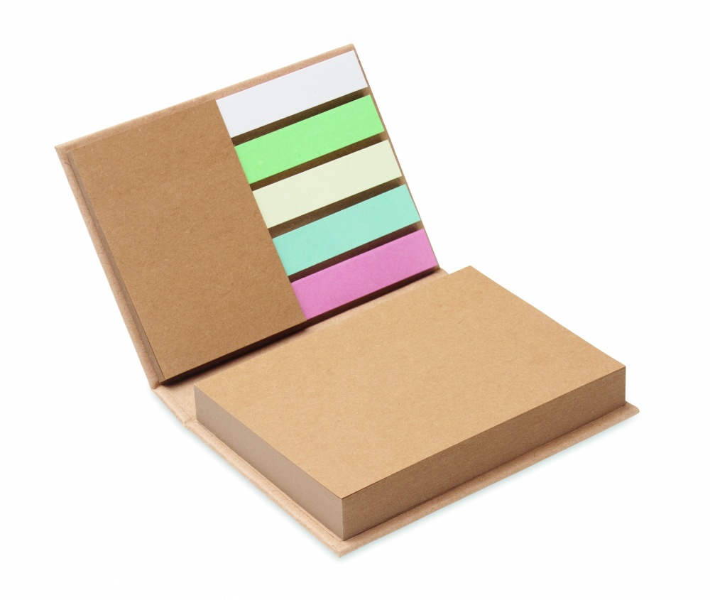 Logo trade promotional giveaways image of: Recycled memo pad set