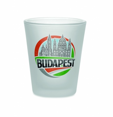 Logo trade advertising products image of: Sublimation shot glass 44ml