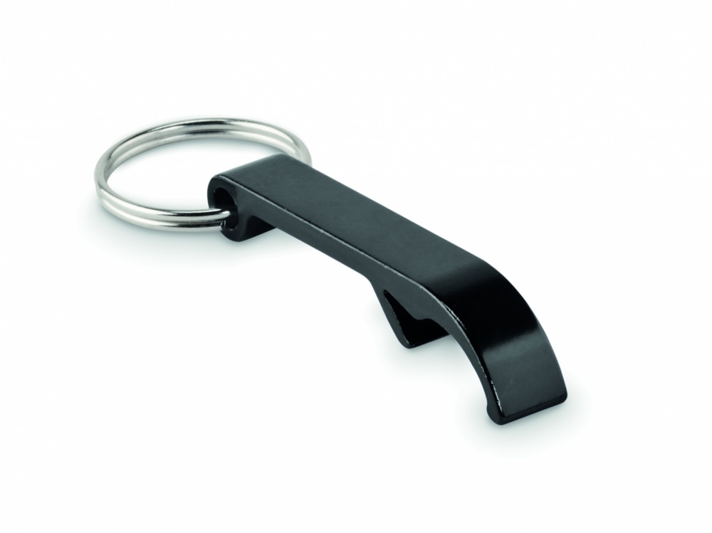 Logo trade business gift photo of: Recycled aluminium key ring