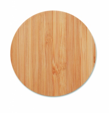 Logo trade promotional items picture of: Bamboo wireless charger 15W