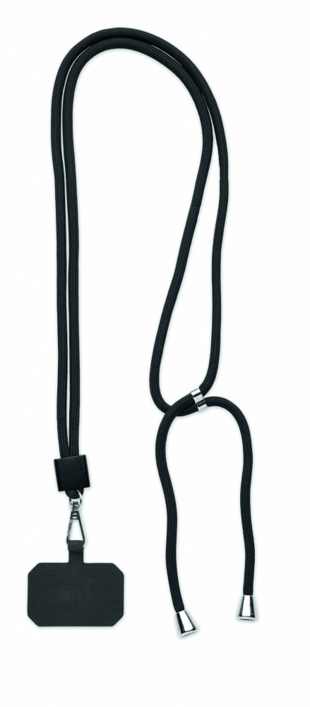 Logo trade promotional product photo of: RPET Phone holder lanyard