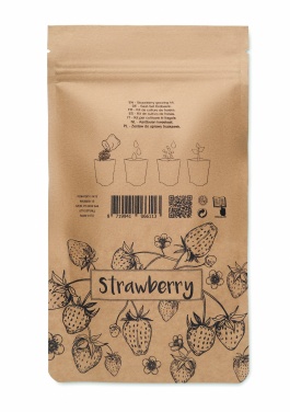 Logo trade promotional giveaways image of: Strawberry growing kit