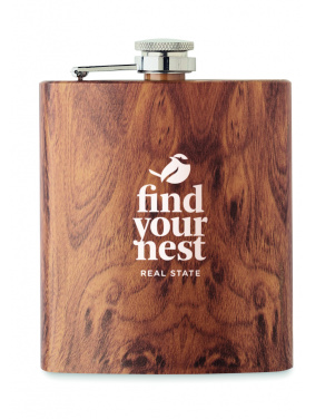 Logo trade promotional product photo of: Slim hip flask 190 ml