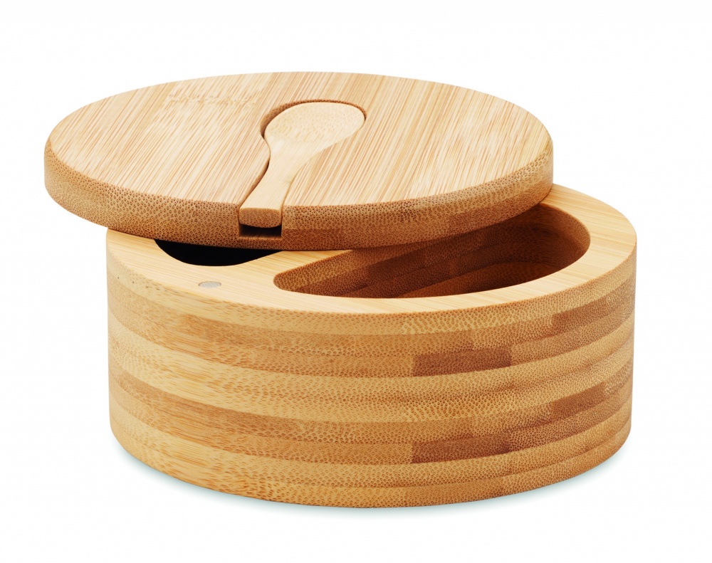 Logo trade promotional items picture of: Salt and pepper bamboo box