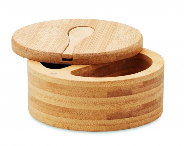 Logo trade promotional gift photo of: Salt and pepper bamboo box