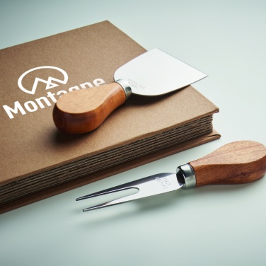 Logo trade corporate gift photo of: Set of 4 cheese knives