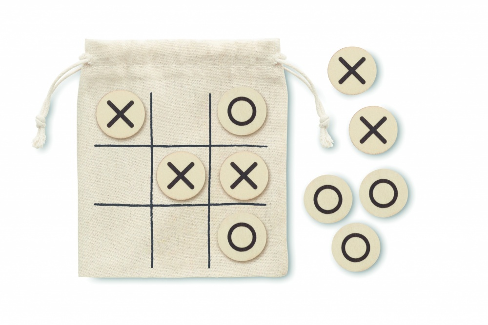 Logotrade promotional giveaway picture of: Wooden tic tac toe