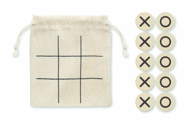 Logotrade promotional product picture of: Wooden tic tac toe