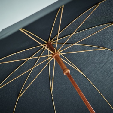 Logo trade promotional items picture of: 23,5 inch RPET/bamboo umbrella