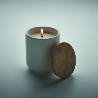 Logo trade advertising product photo of: Plant based wax candle 200 gr