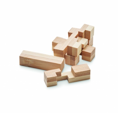 Logotrade promotional product image of: Bamboo brain teaser puzzle